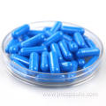 Size 0 light blue capsules shell